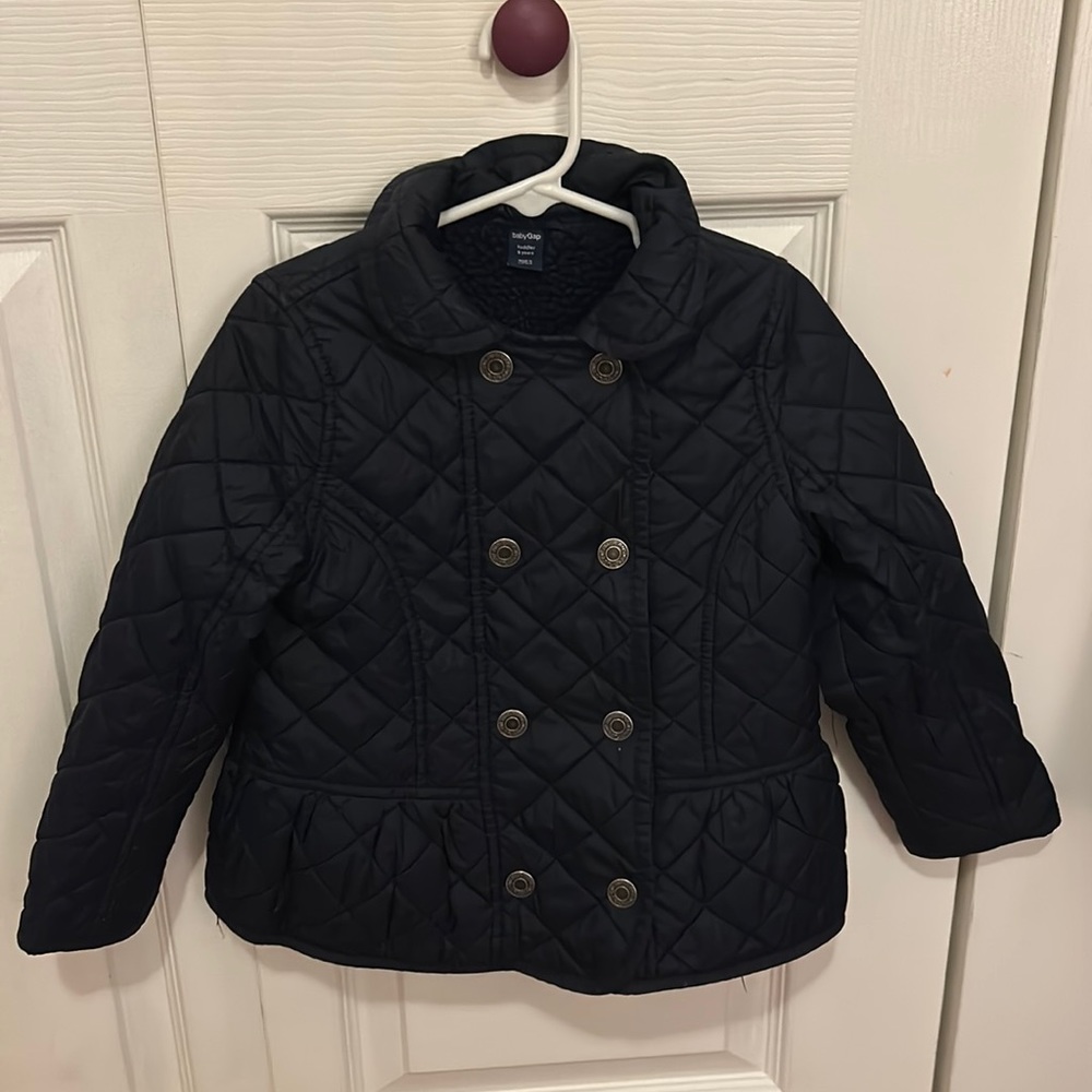 Gap Quilted Girls Jacket Fleece Lined